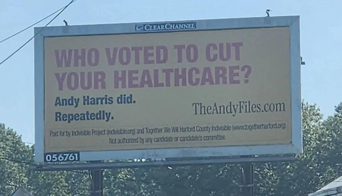 Together Harford billboard in Harford County