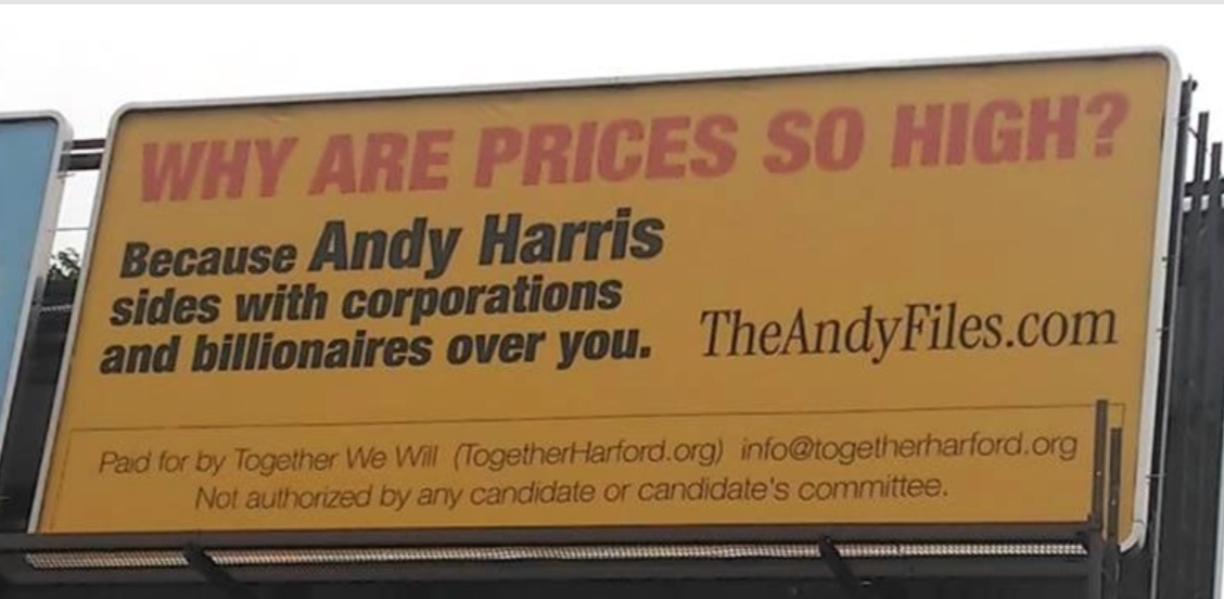 Together Harford billboard in Harford County
