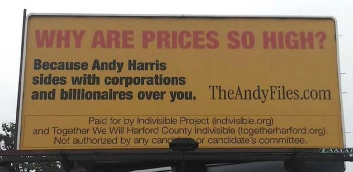 Together Harford billboard in Harford County