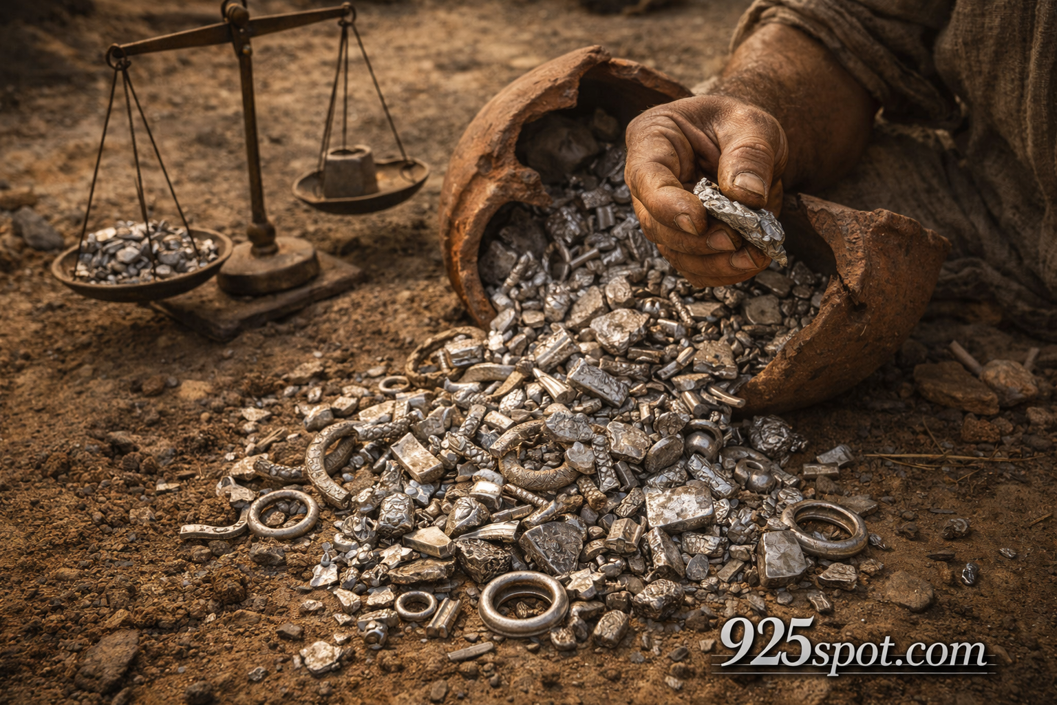 Forty hacksilver hoards Levant Middle Bronze Age III 1650 BCE