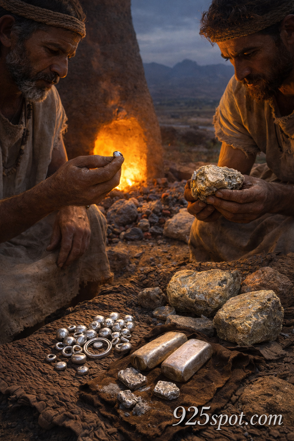 Tepe Sialk Iran earliest dated silver objects litharge cupellation