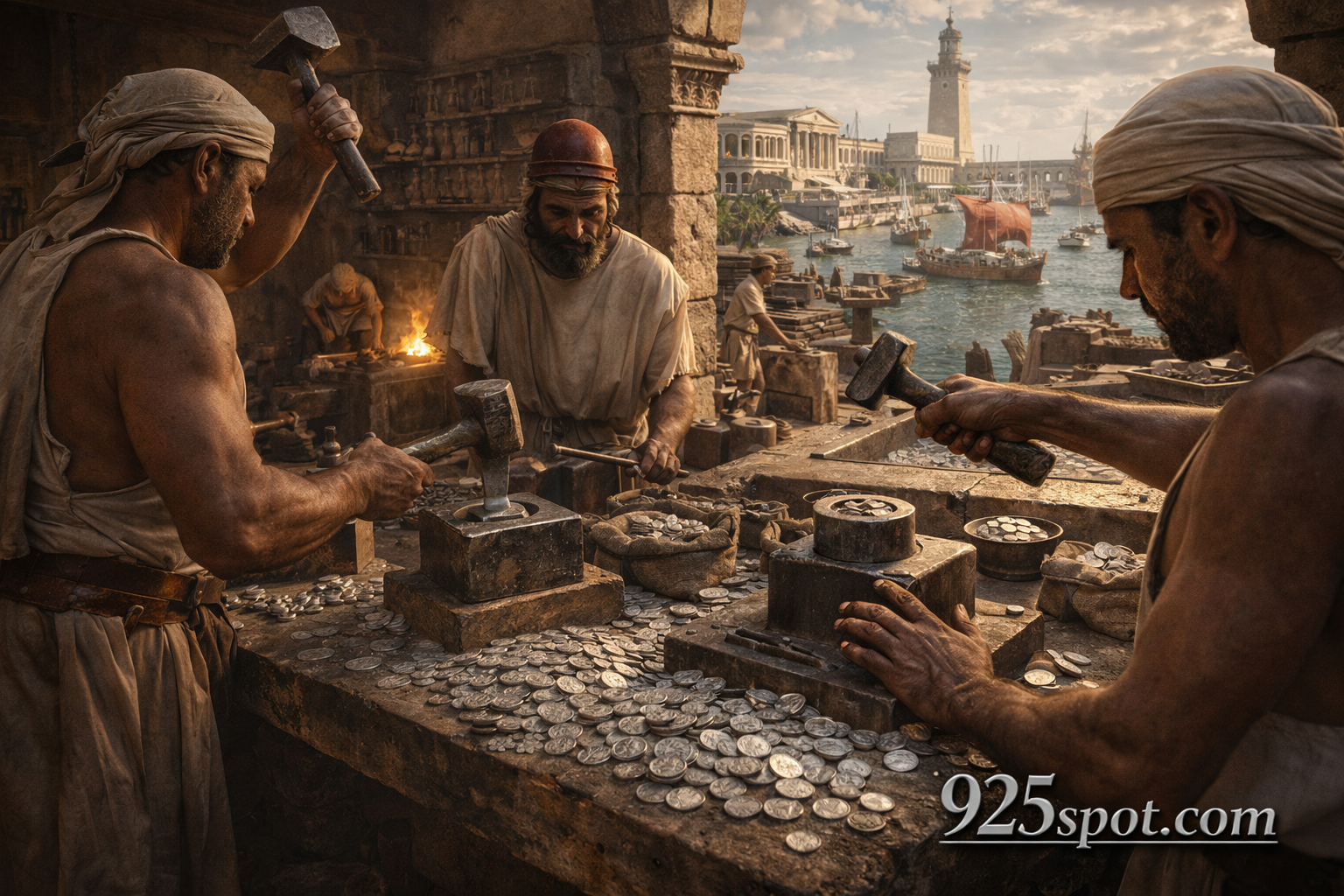 Ptolemaic Egypt millions silver drachmas Hellenistic monetization