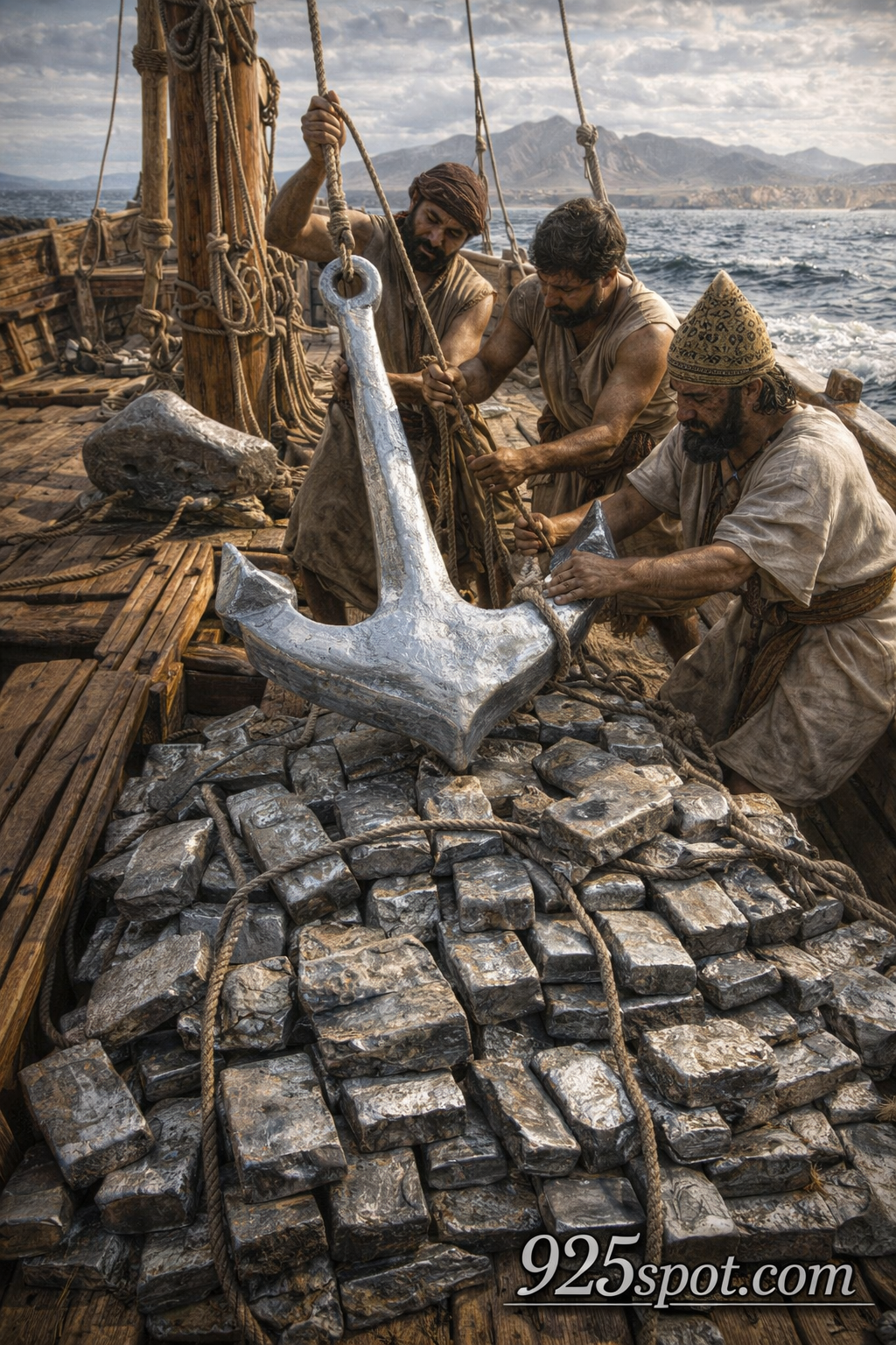 Phoenician silver anchors Iberia legend real metallurgical needs