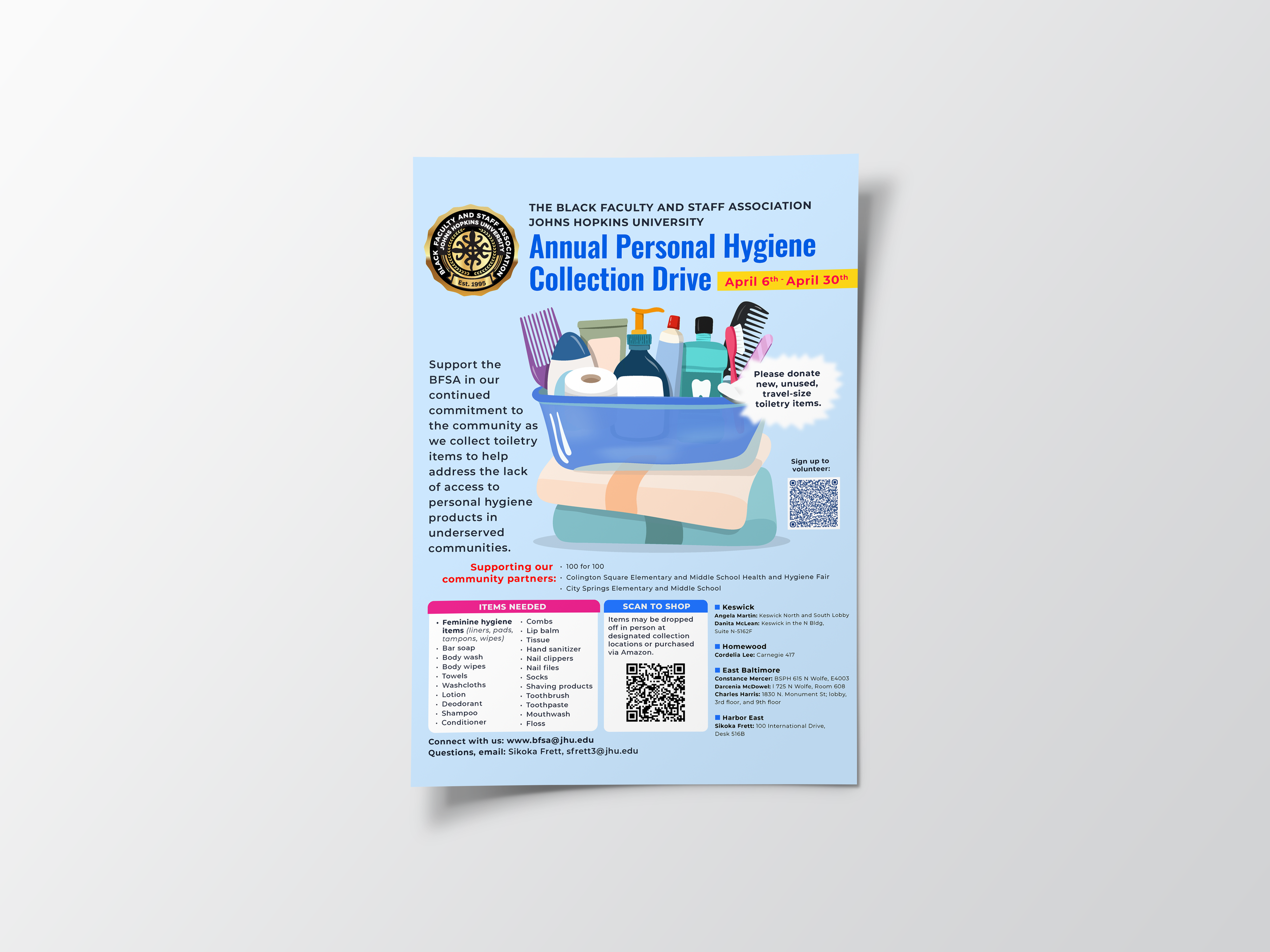 Single flyer angled mockup