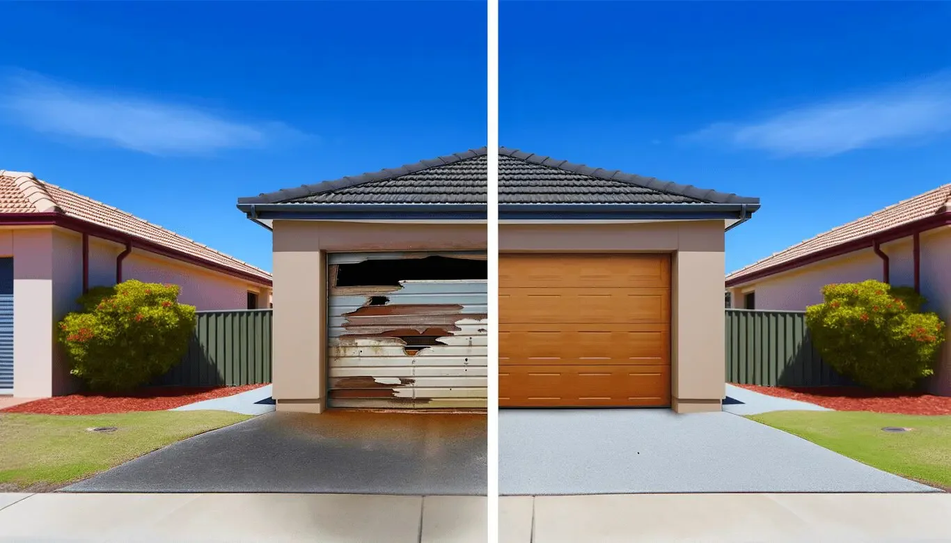 Garage door project 2