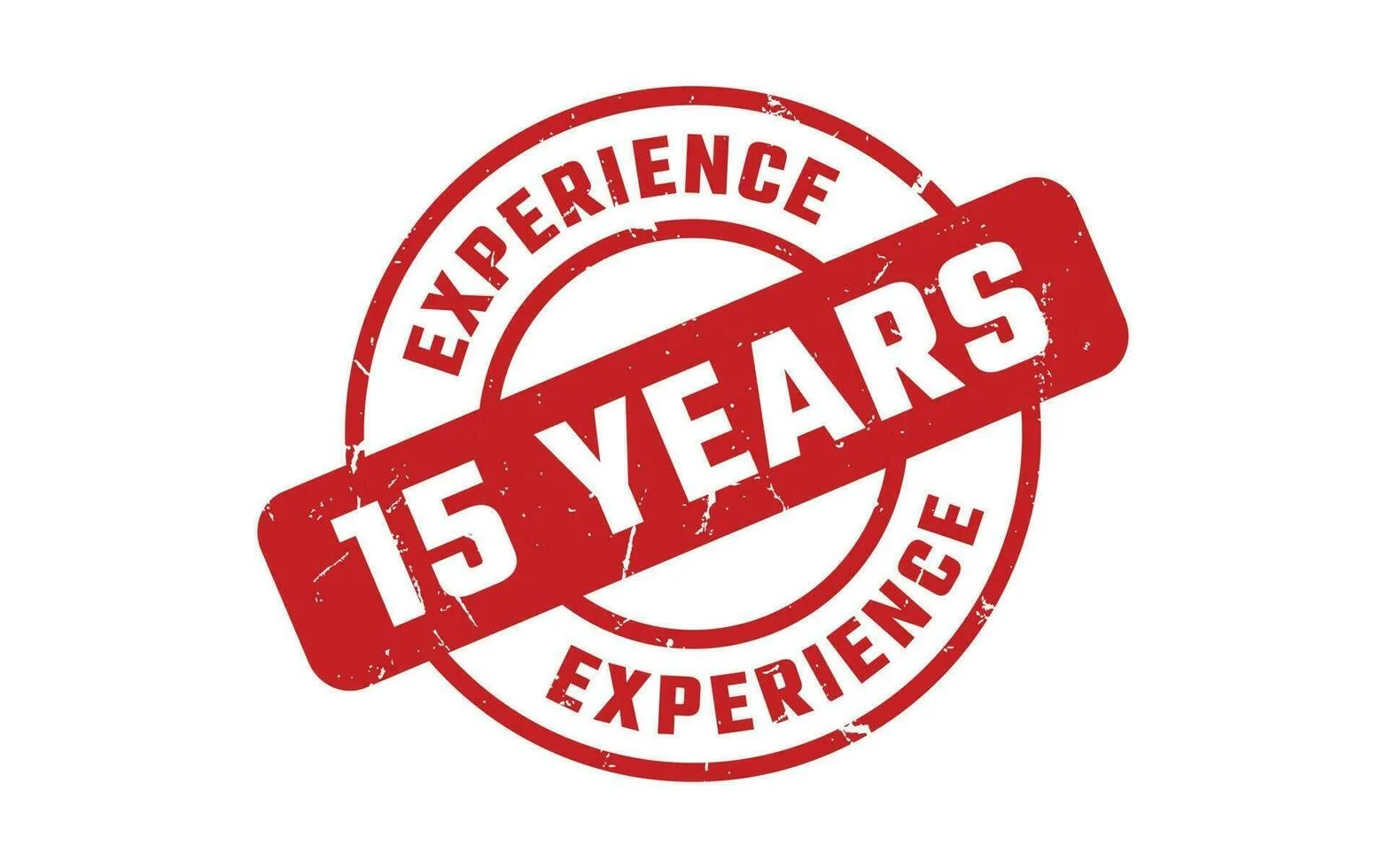 15 Years Experience badge