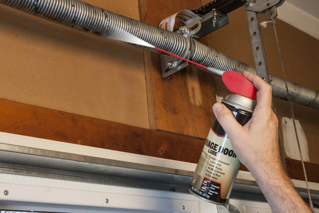 Door showing wear — needs service