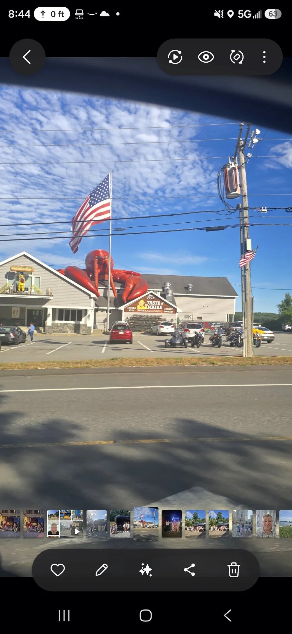 A Maine lobster landmark