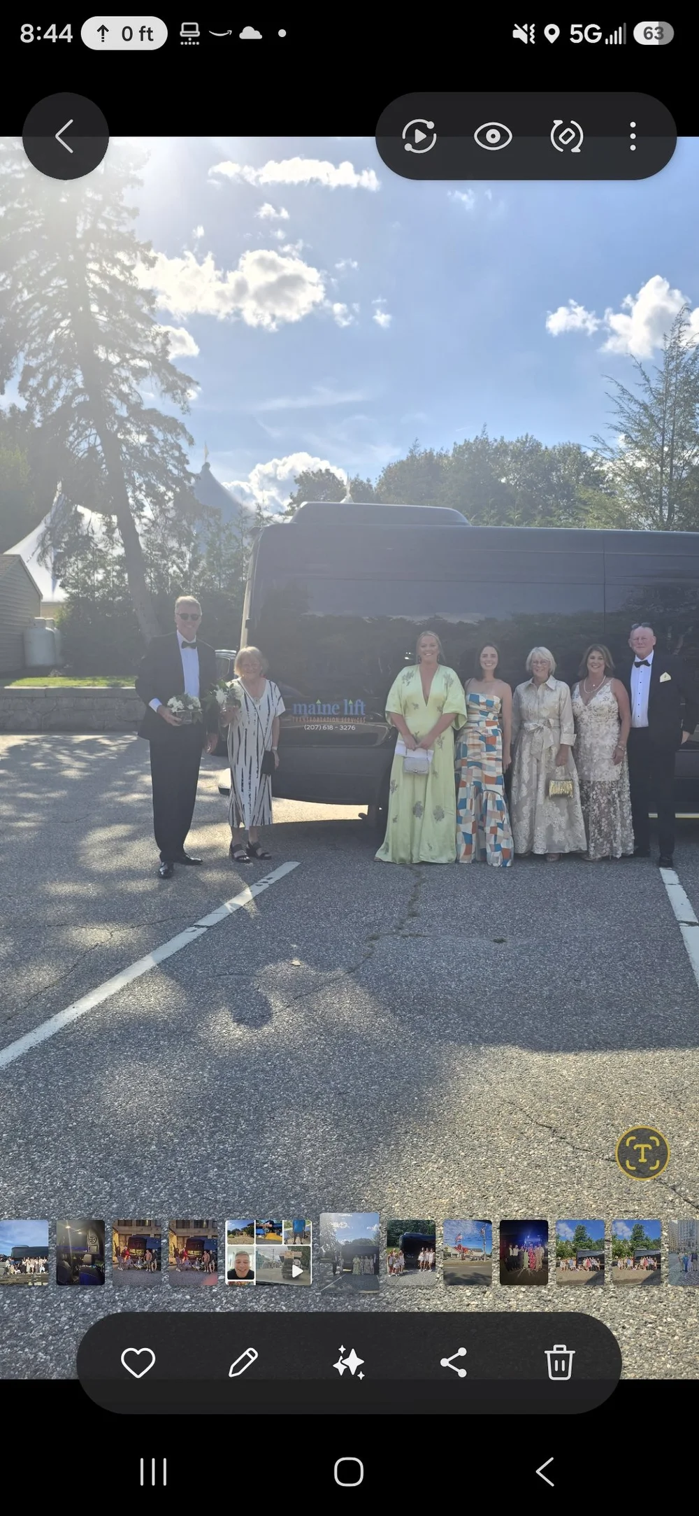 Dressed up and ready to celebrate