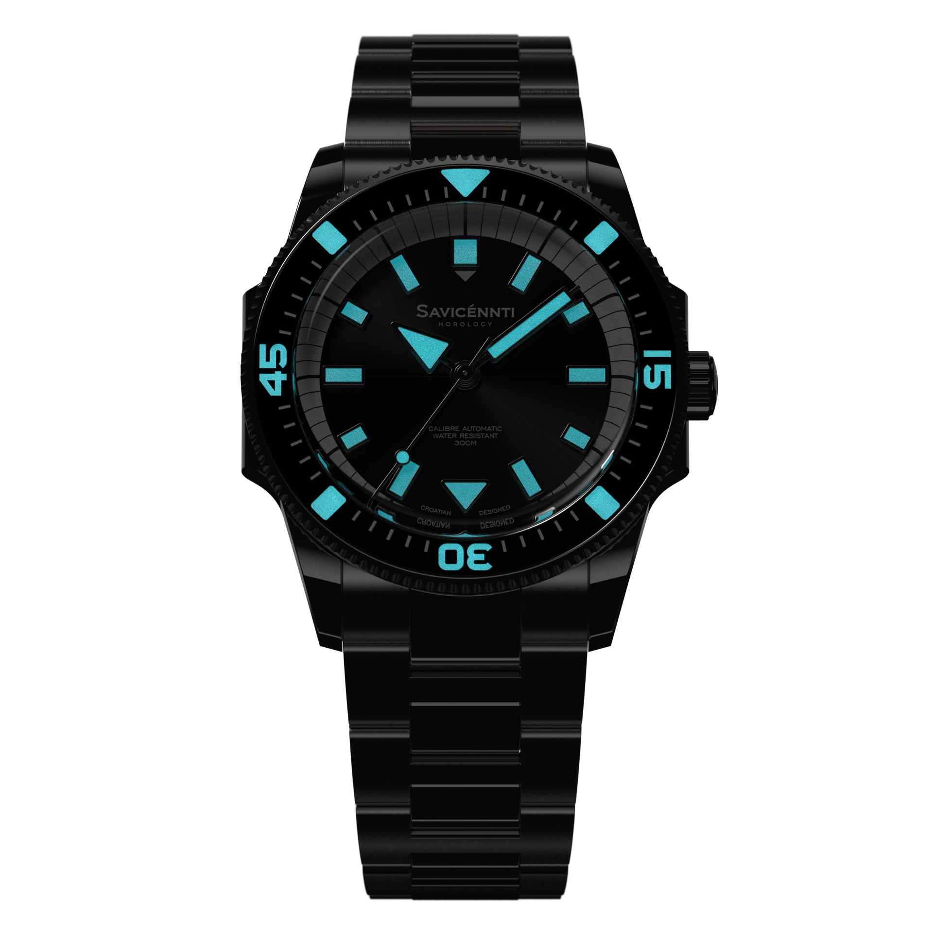SAVICÉNNTI CETUS Black Metal Bracelet lume image