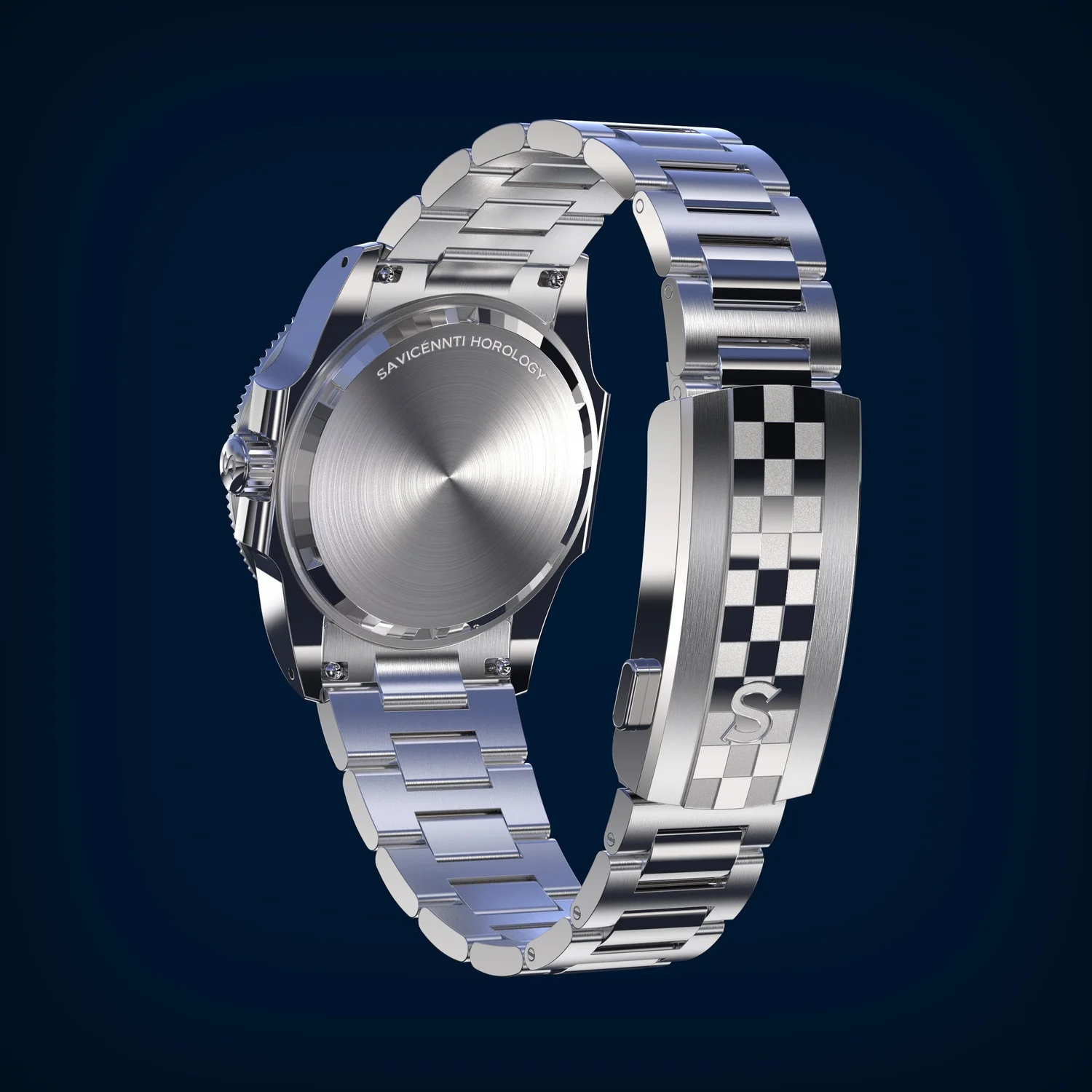 SAVICÉNNTI CETUS DIVER blue metal bracelet close-up product image