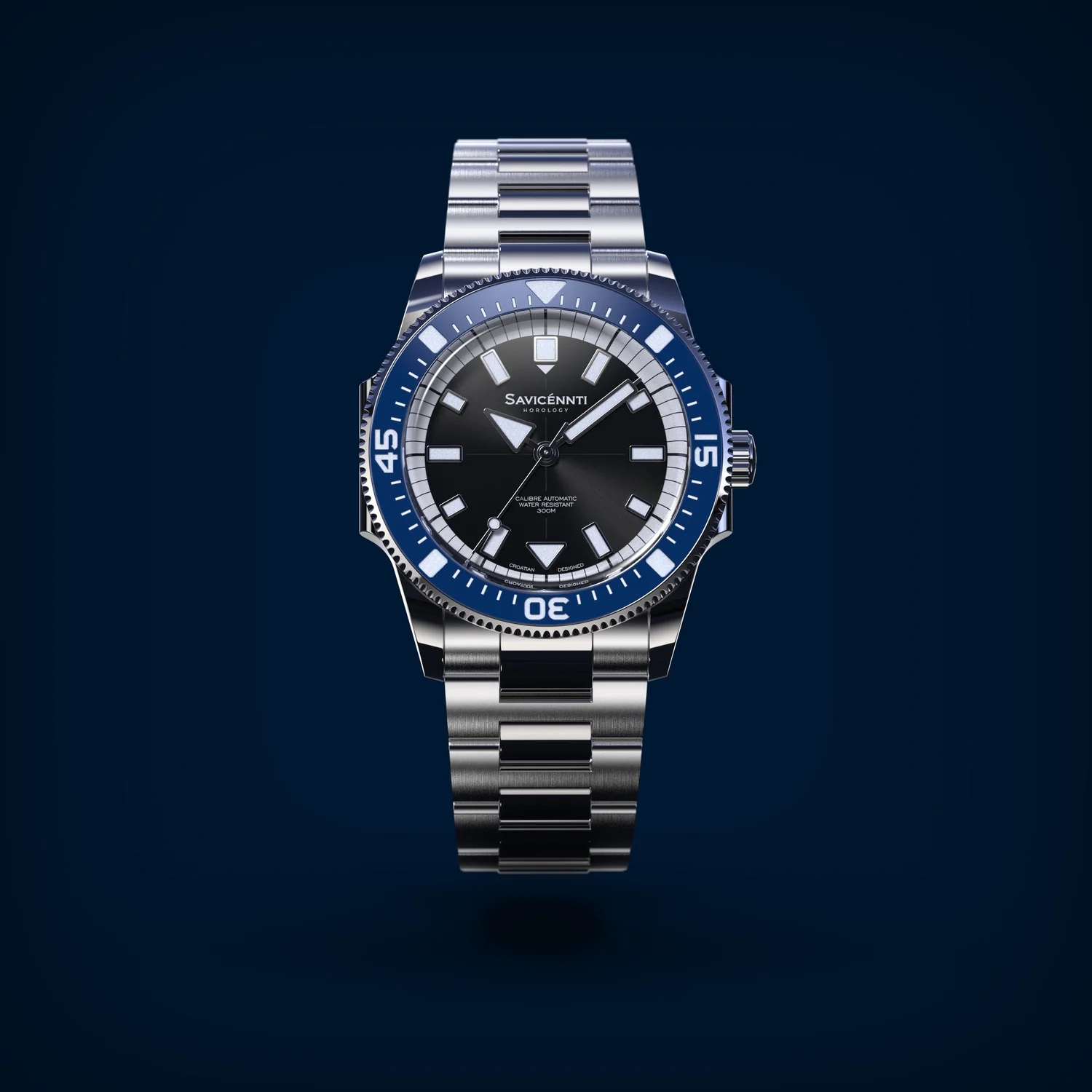 SAVICÉNNTI CETUS DIVER blue metal bracelet side product image