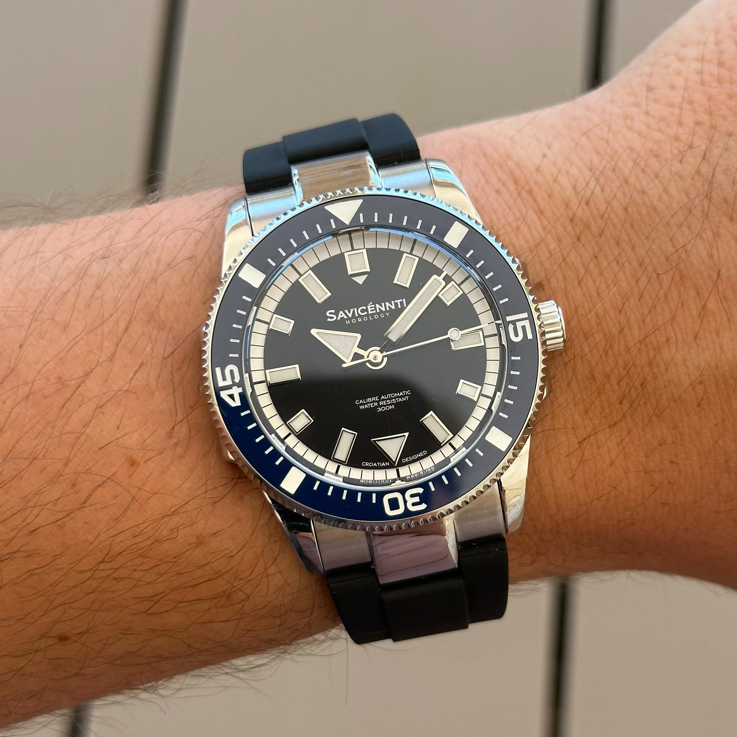 SAVICÉNNTI CETUS DIVER blue rubber strap product image