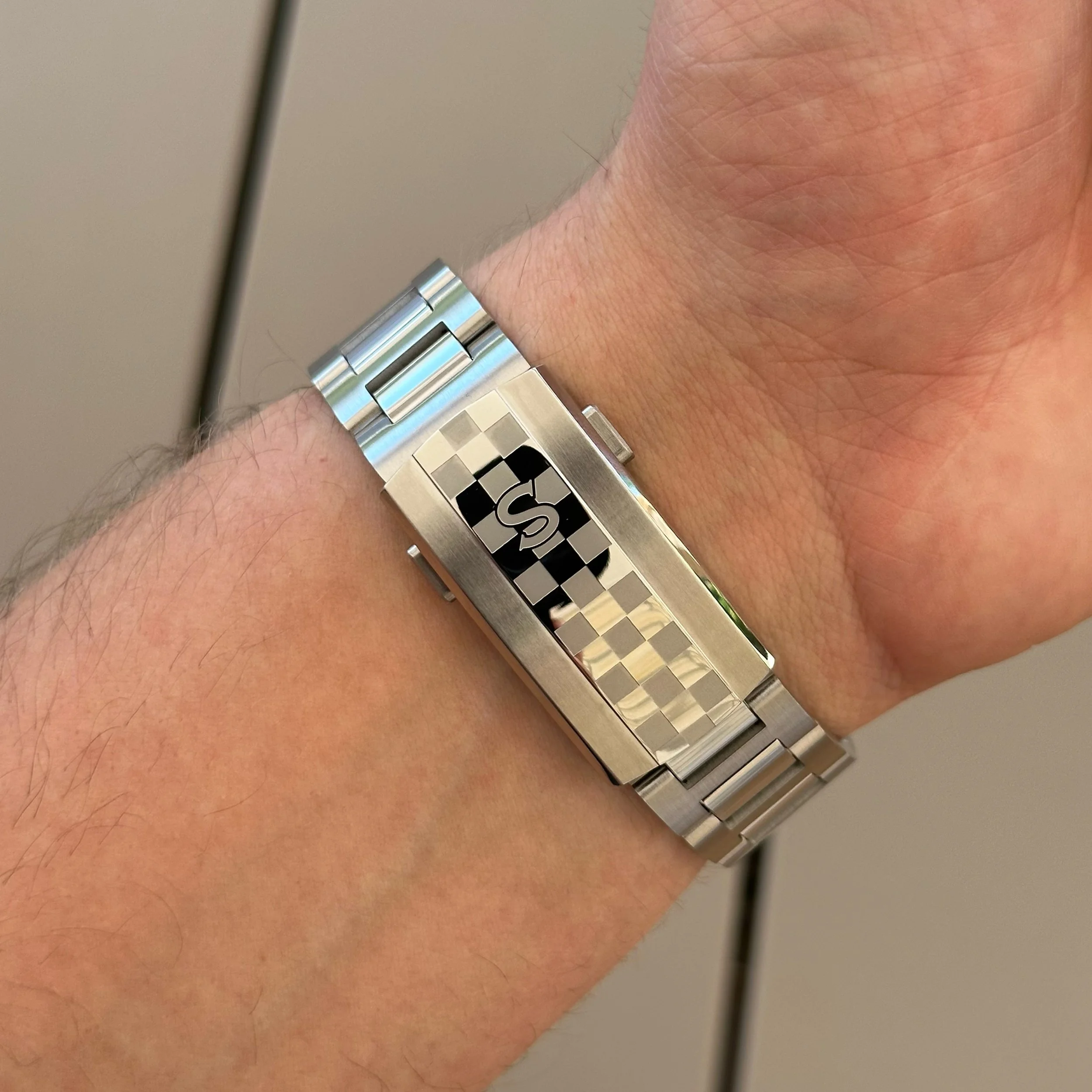 SAVICÉNNTI CETUS DIVER metal bracelet buckle detail image