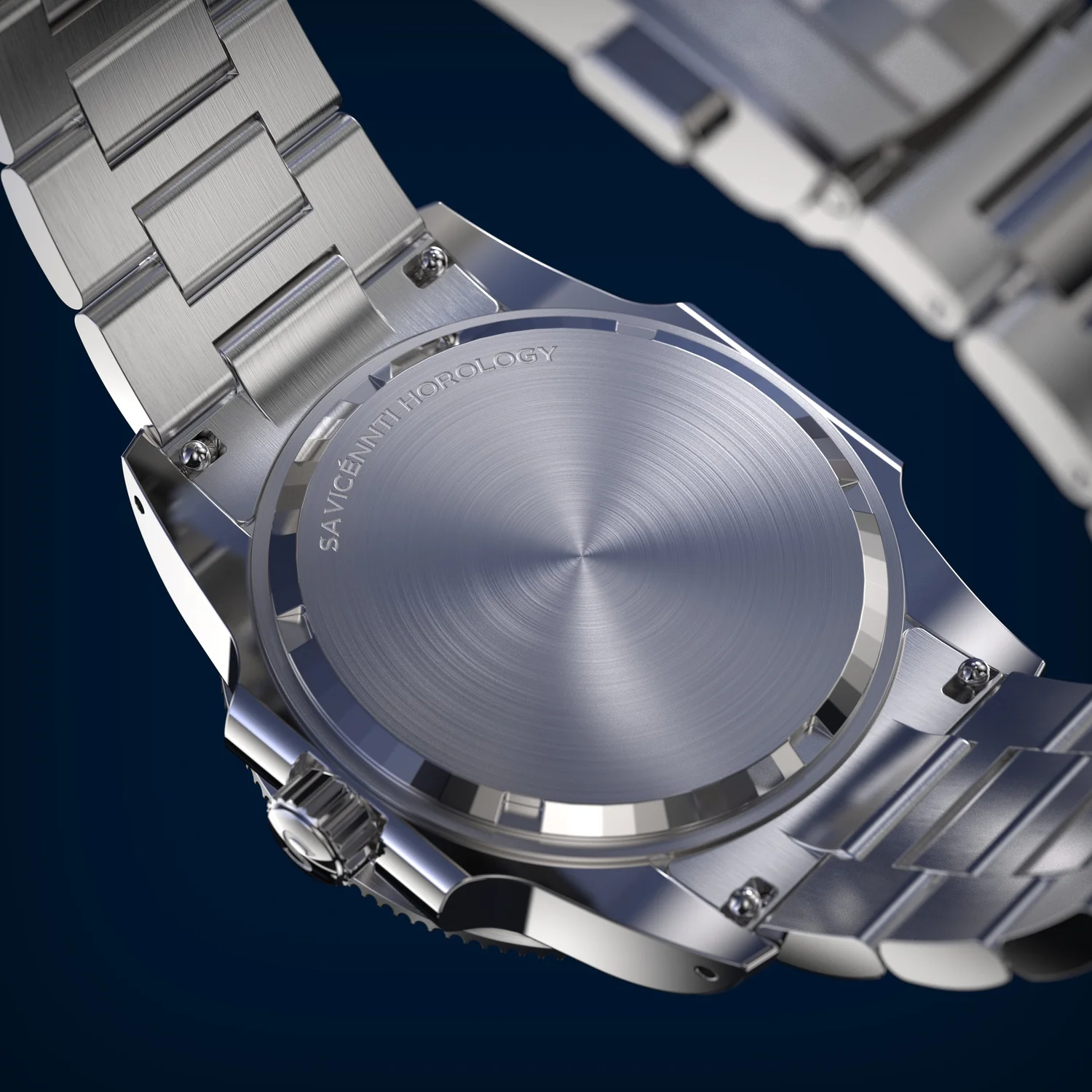 SAVICÉNNTI CETUS DIVER blue metal bracelet detail product image