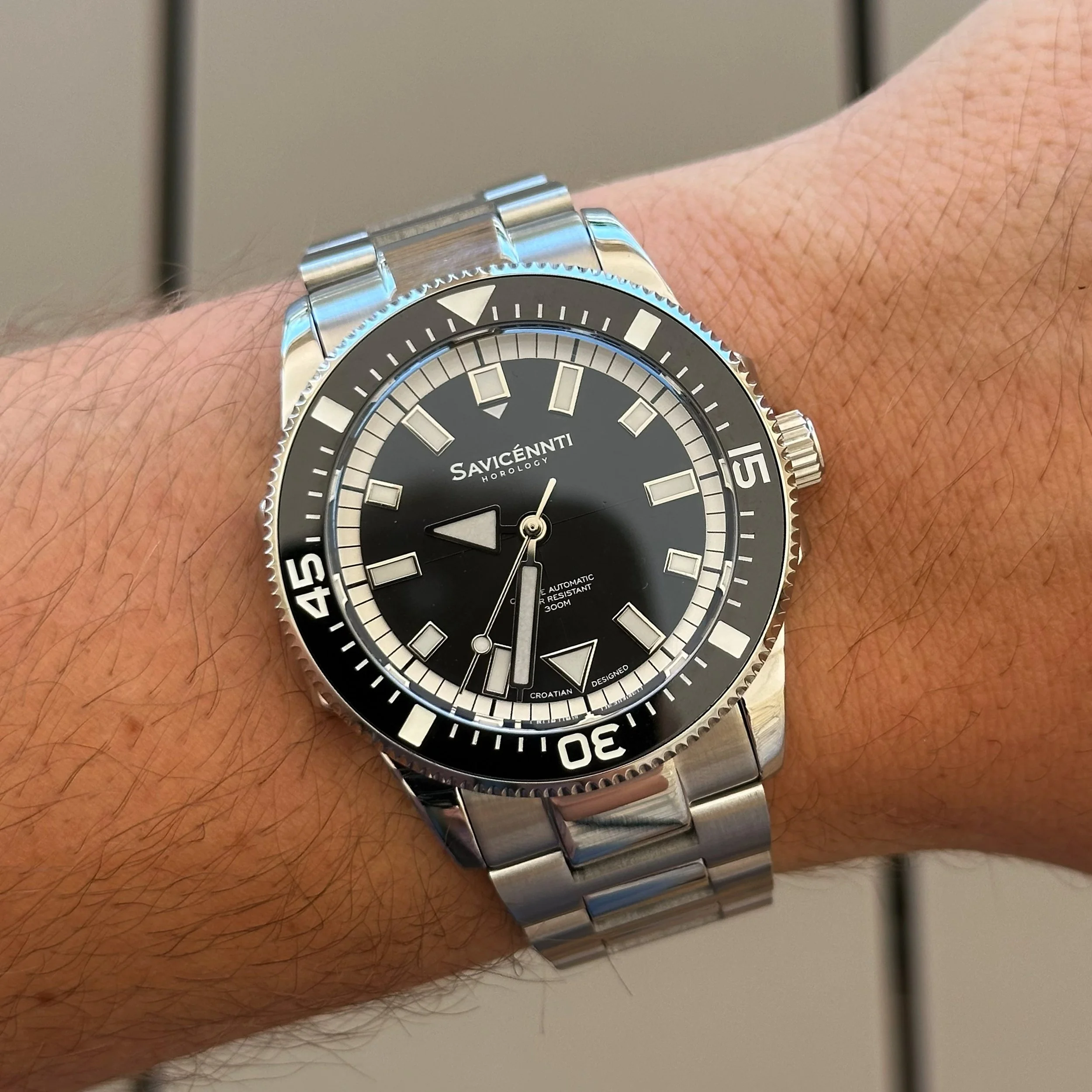 SAVICÉNNTI CETUS DIVER black metal bracelet product image