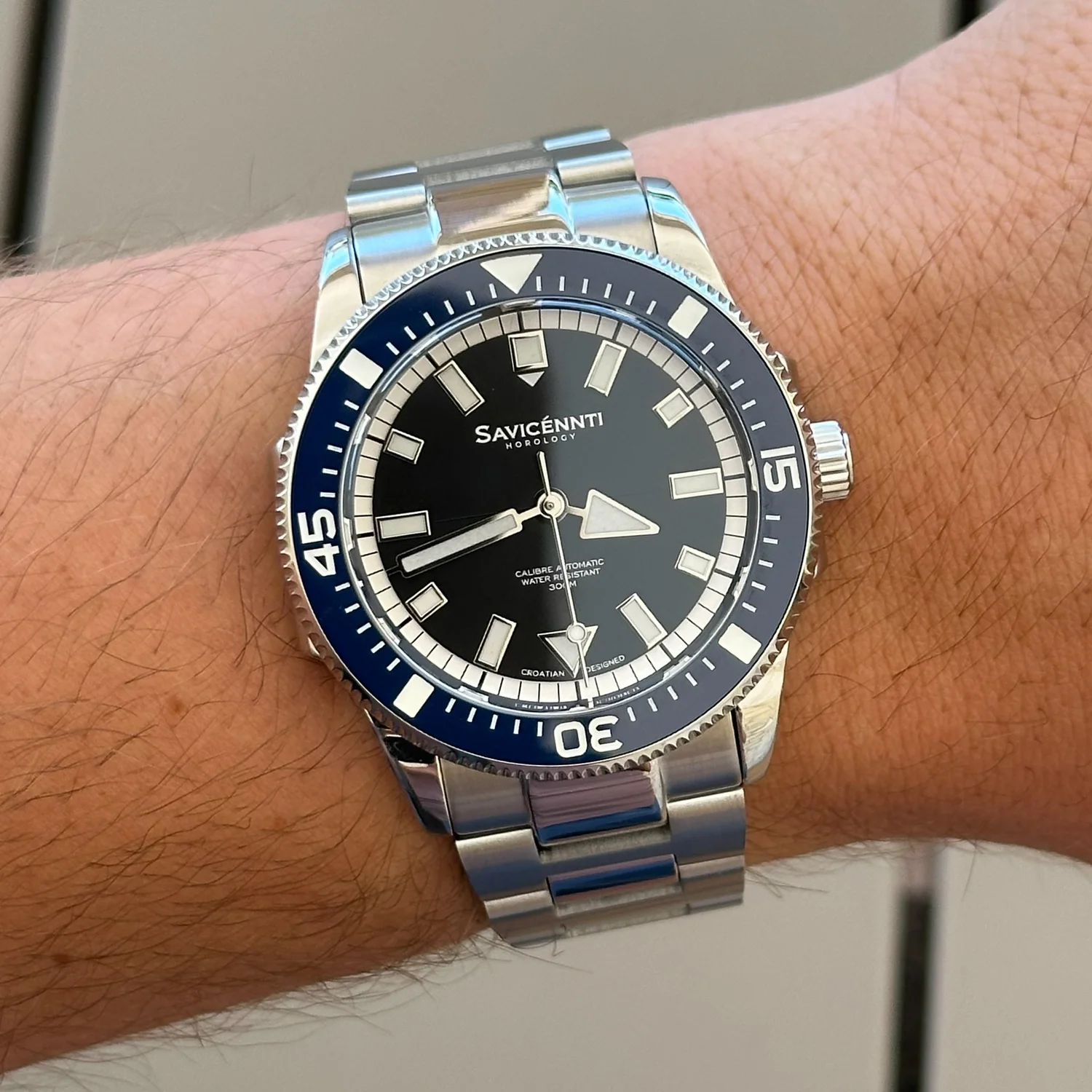 SAVICÉNNTI CETUS DIVER blue metal bracelet product image