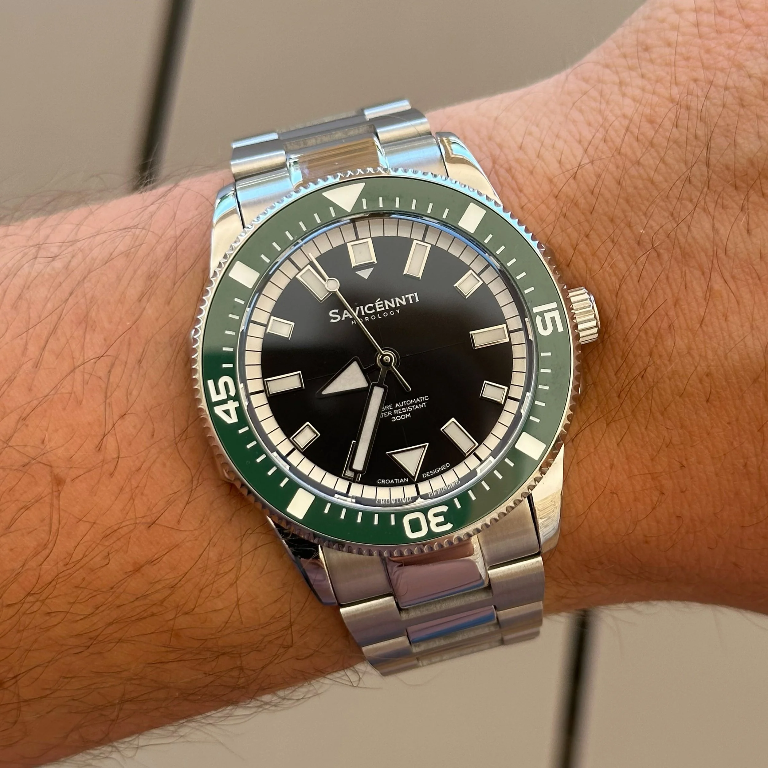 SAVICÉNNTI CETUS DIVER green metal bracelet product image