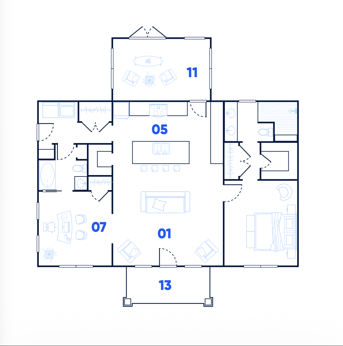 Welcome to Our House — Floor plan spread