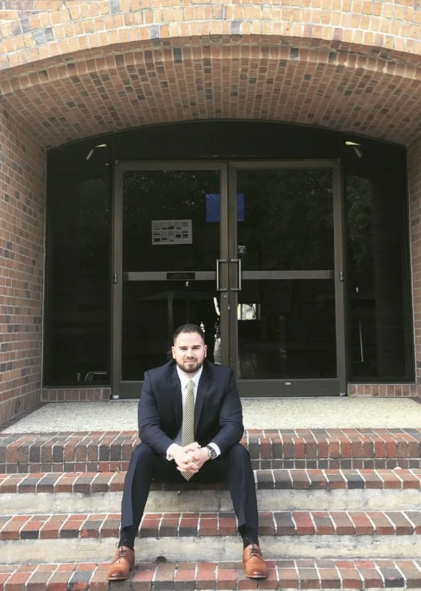 Attorney Emilio Lopez outside the office