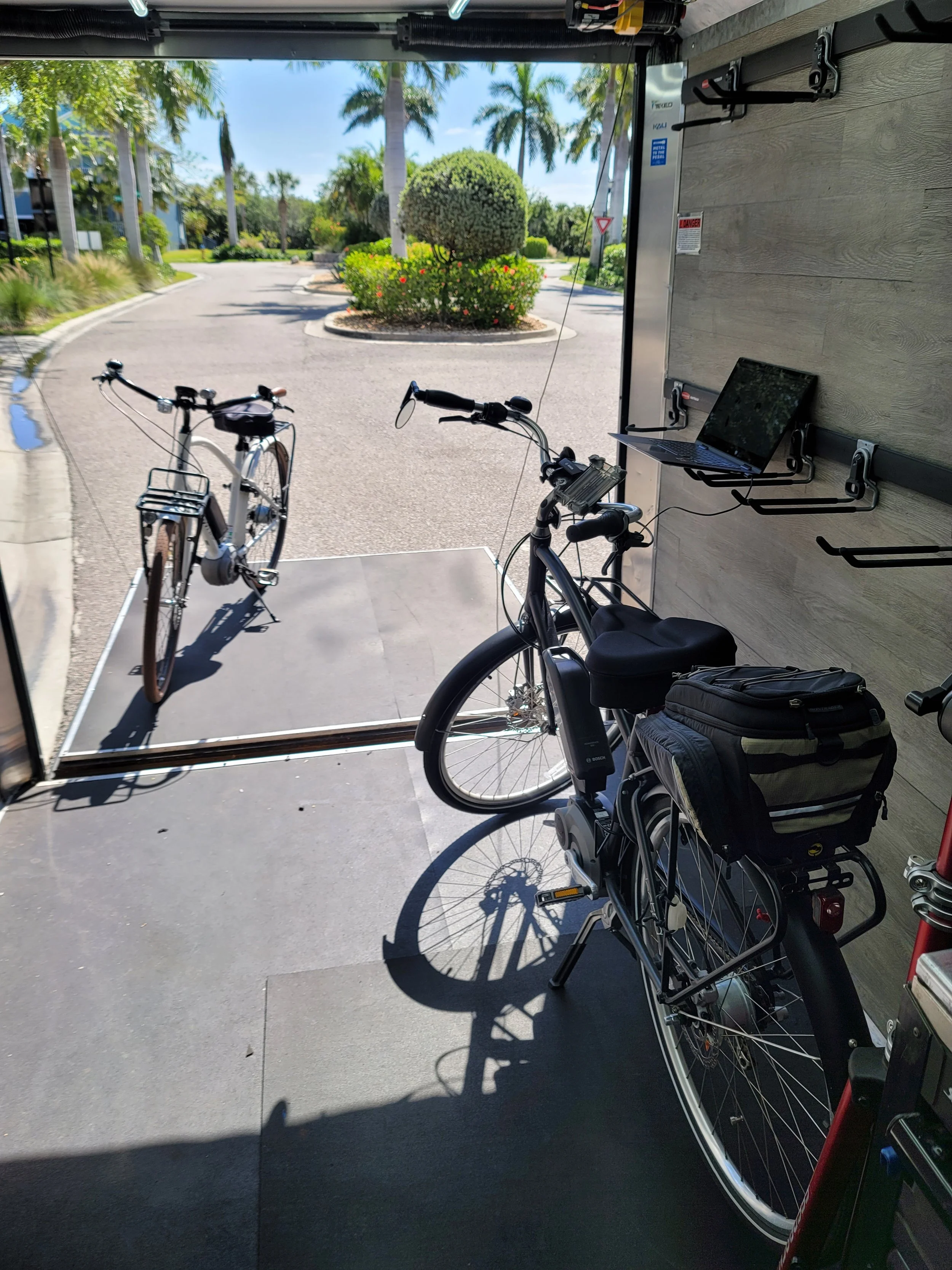 Bike handed over at the drop-off location