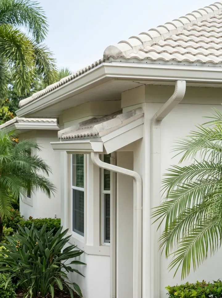 Seamless aluminum gutter fabrication on site