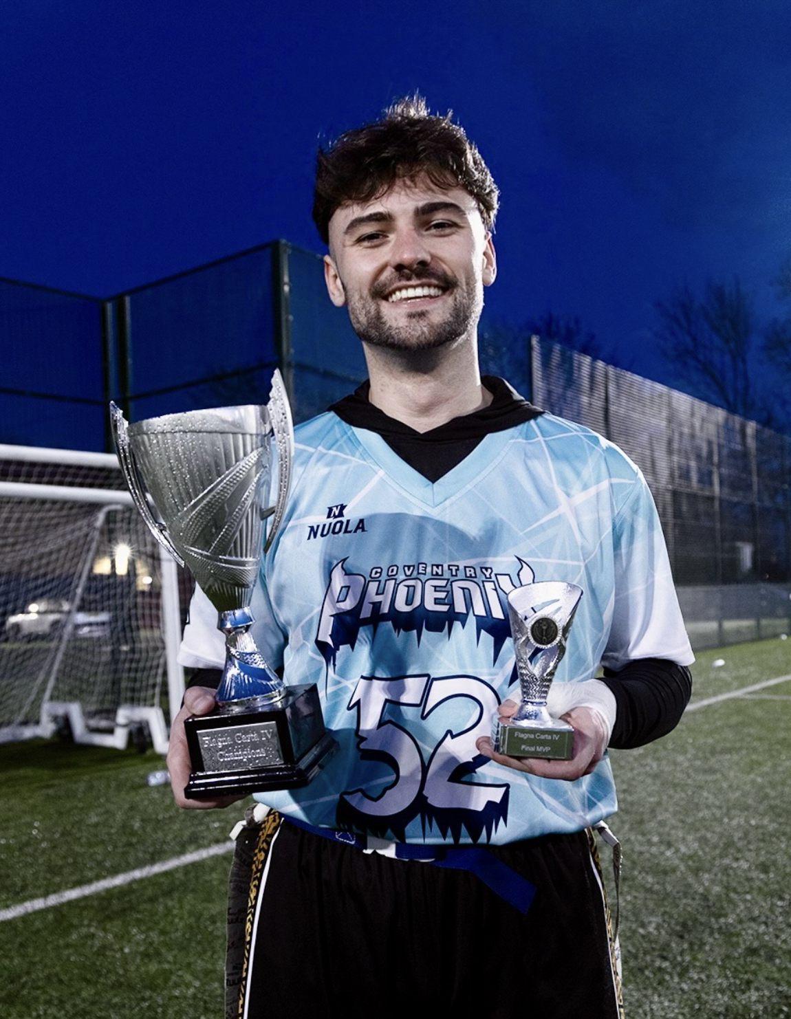 Matt Bourke after being named Finals MVP at Flagna Carta IV