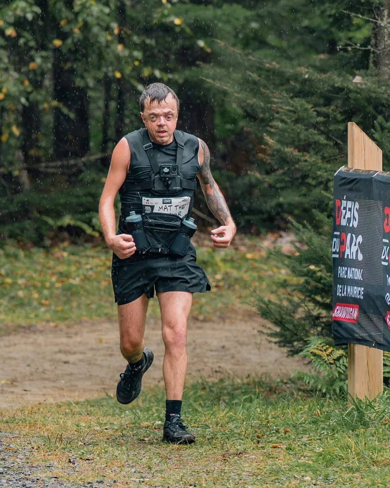 Mat the Warrior &mdash; d&eacute;fi 7 km, Les D&eacute;fis du Parc