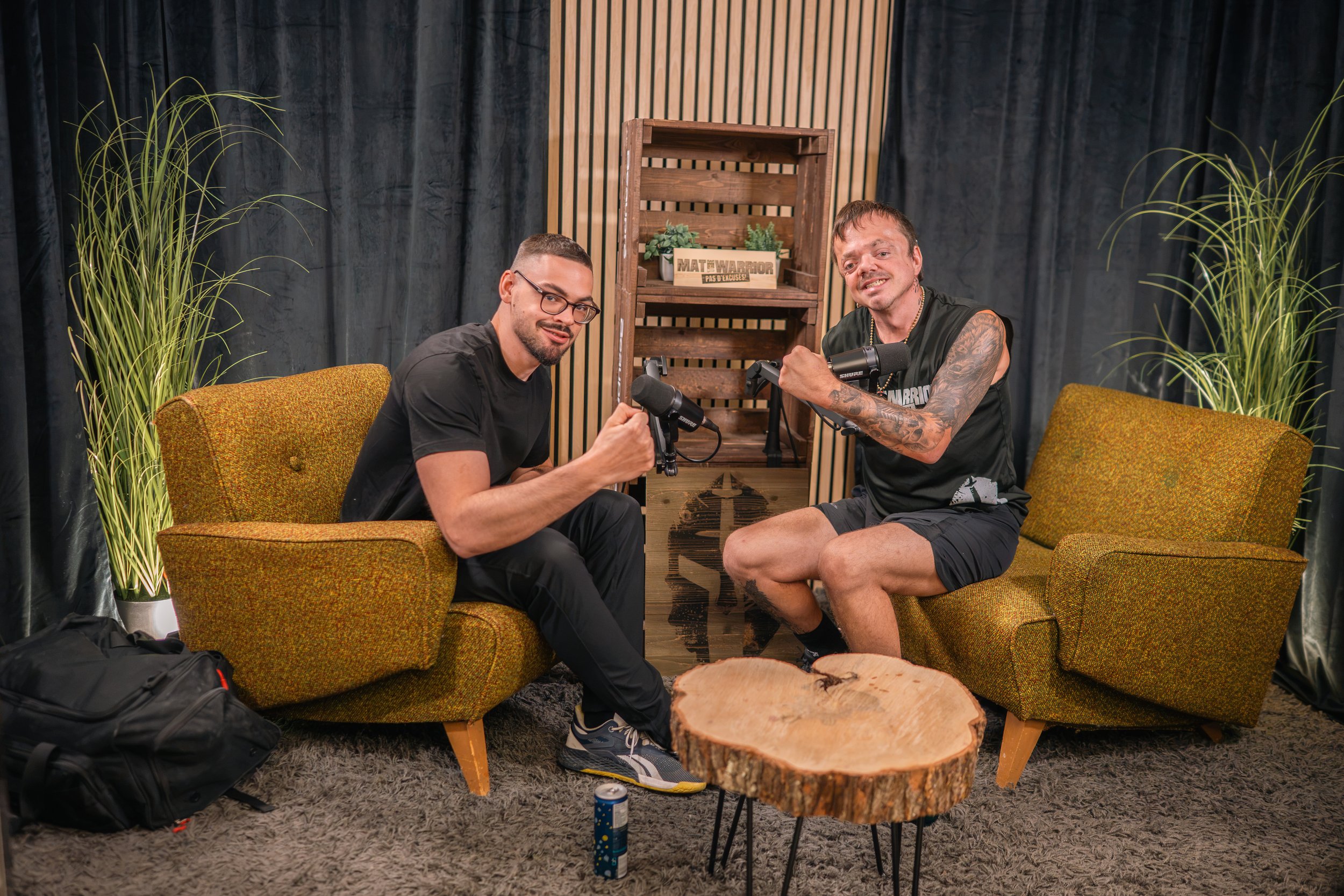 Mat the Warrior et Sam le Motivateur — podcast La Voix du Guerrier