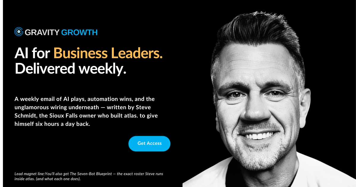 AI for Business Leaders. Delivered weekly. Subscribe to the newsletter.