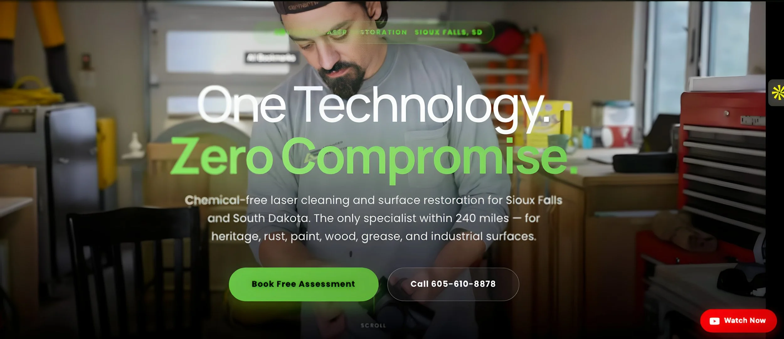 Advanced Laser Restoration proof and pricing module — built by Gravity Growth Sioux Falls SD
