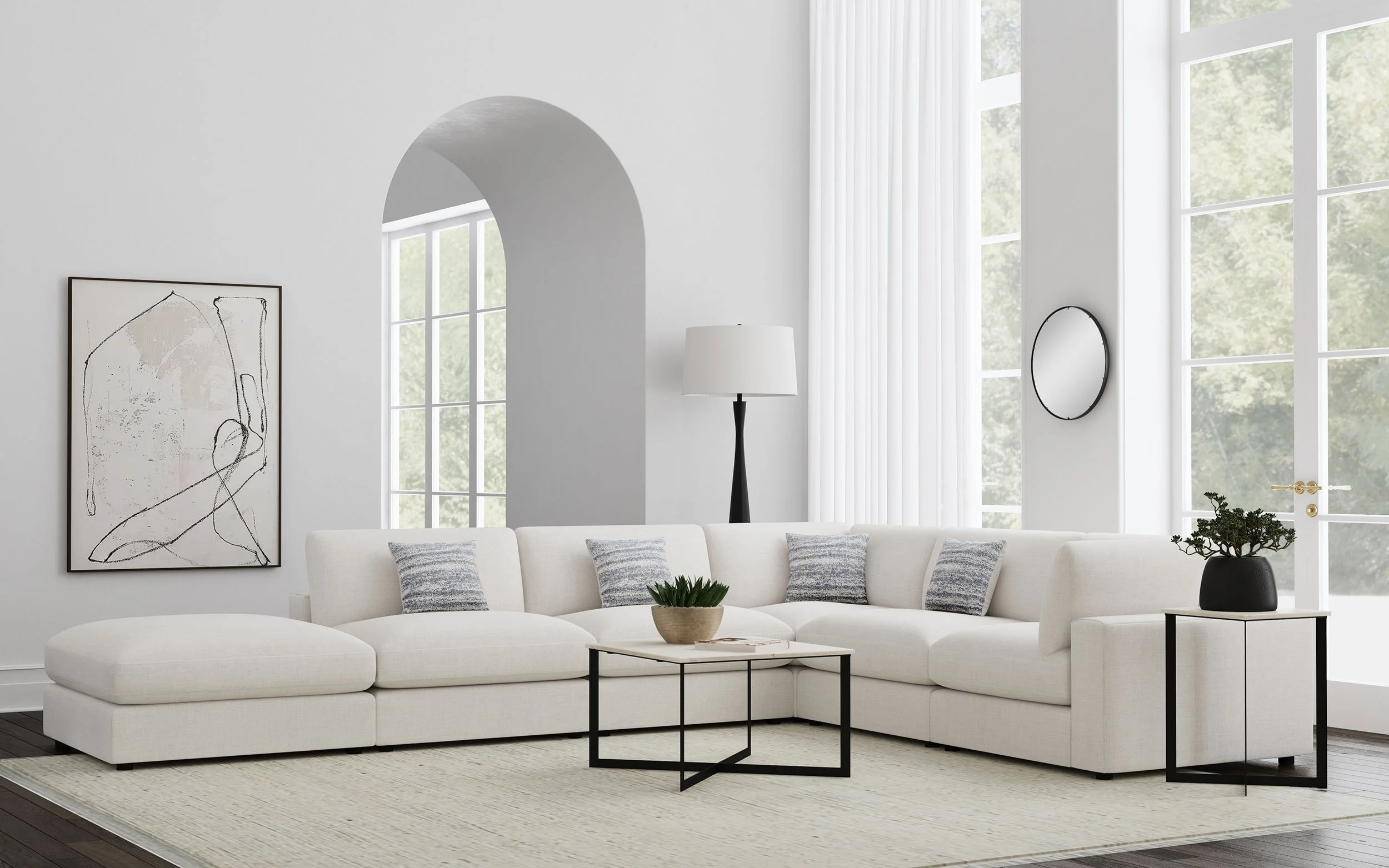 Living room furniture preview
