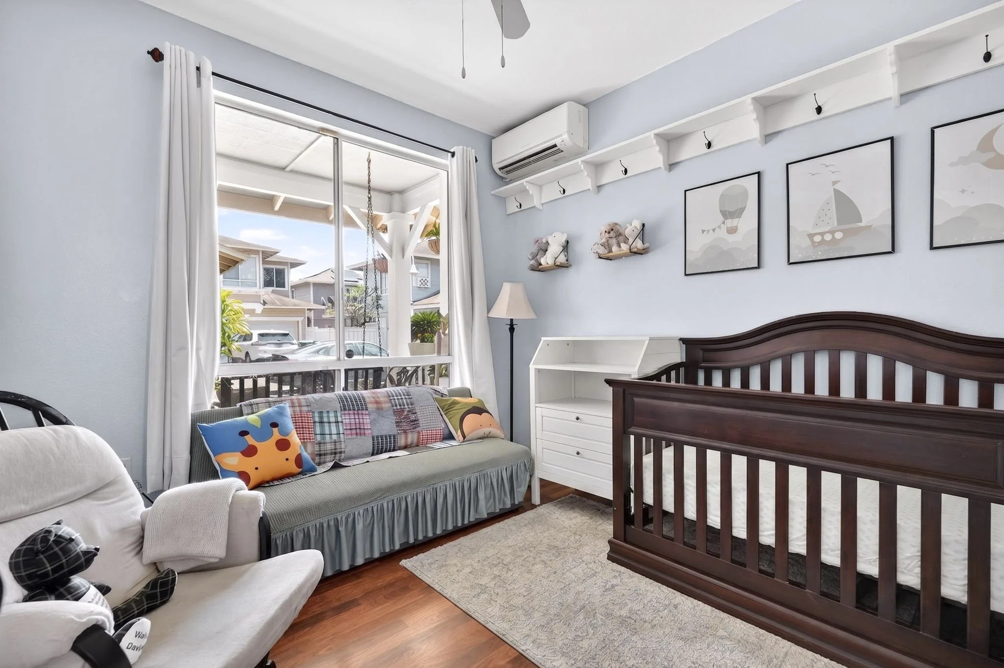 Nursery with crib, daybed and split AC, Villages of Kapolei