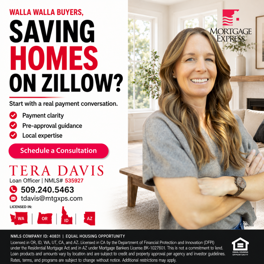 Mortgage Express / Davis Team graphic ad