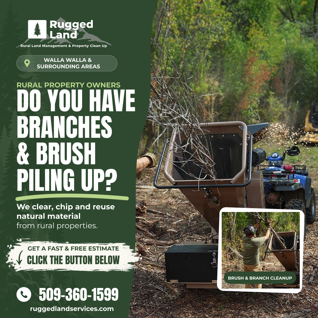 Rugged Land Services graphic ad