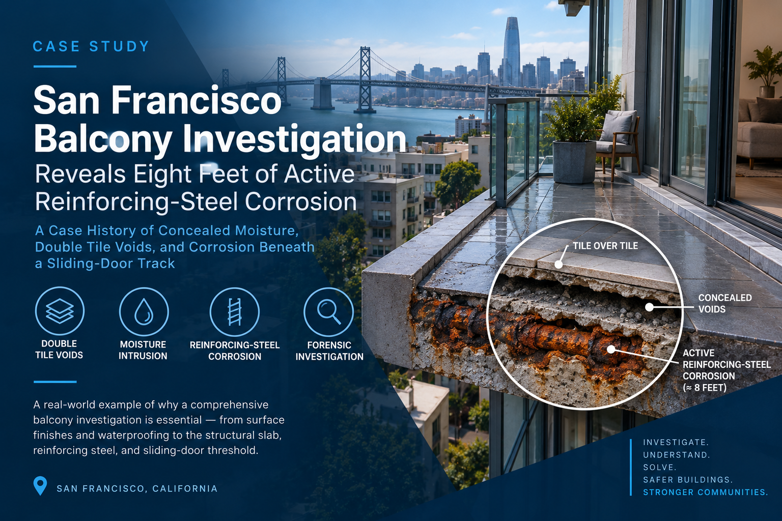 San Francisco Balcony Forensic Engineering Investigation Banner
