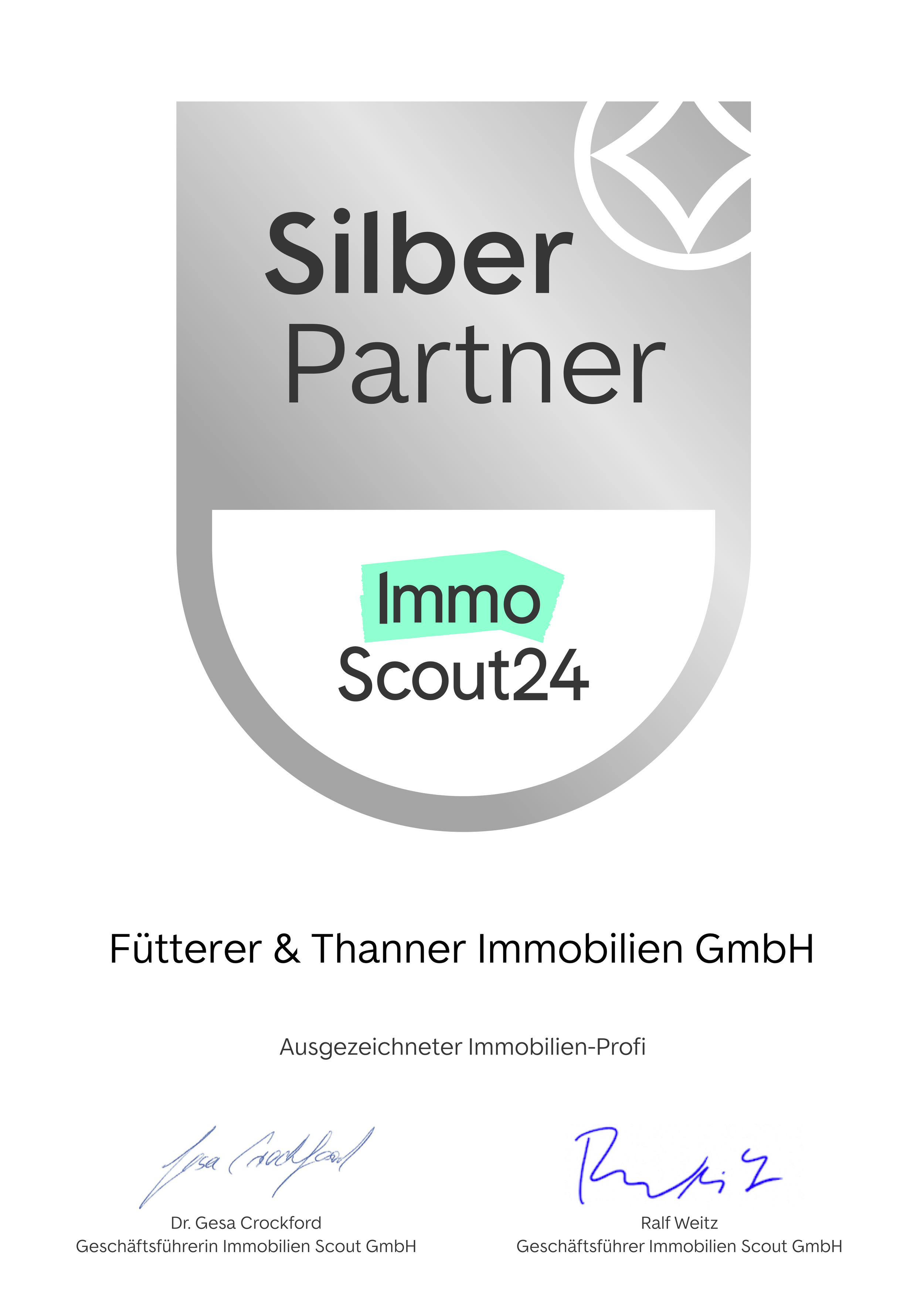ImmoScout24 Silber Partner
