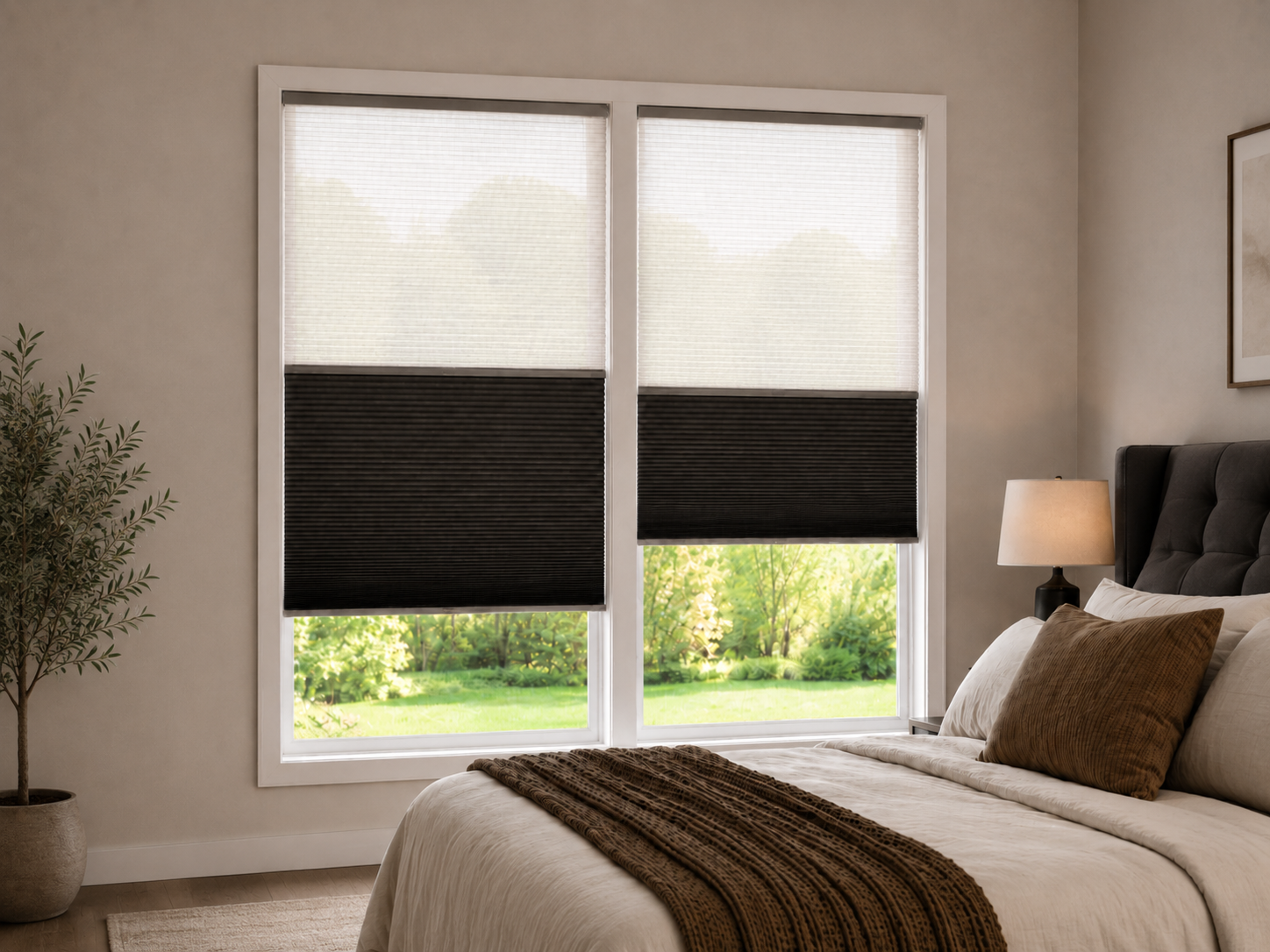 Cellular shades light control benefit