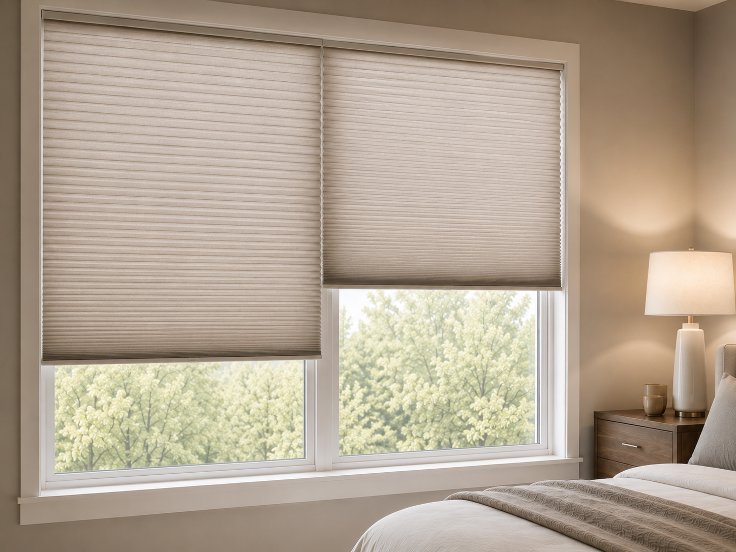 Cellular shades noise reduction benefit