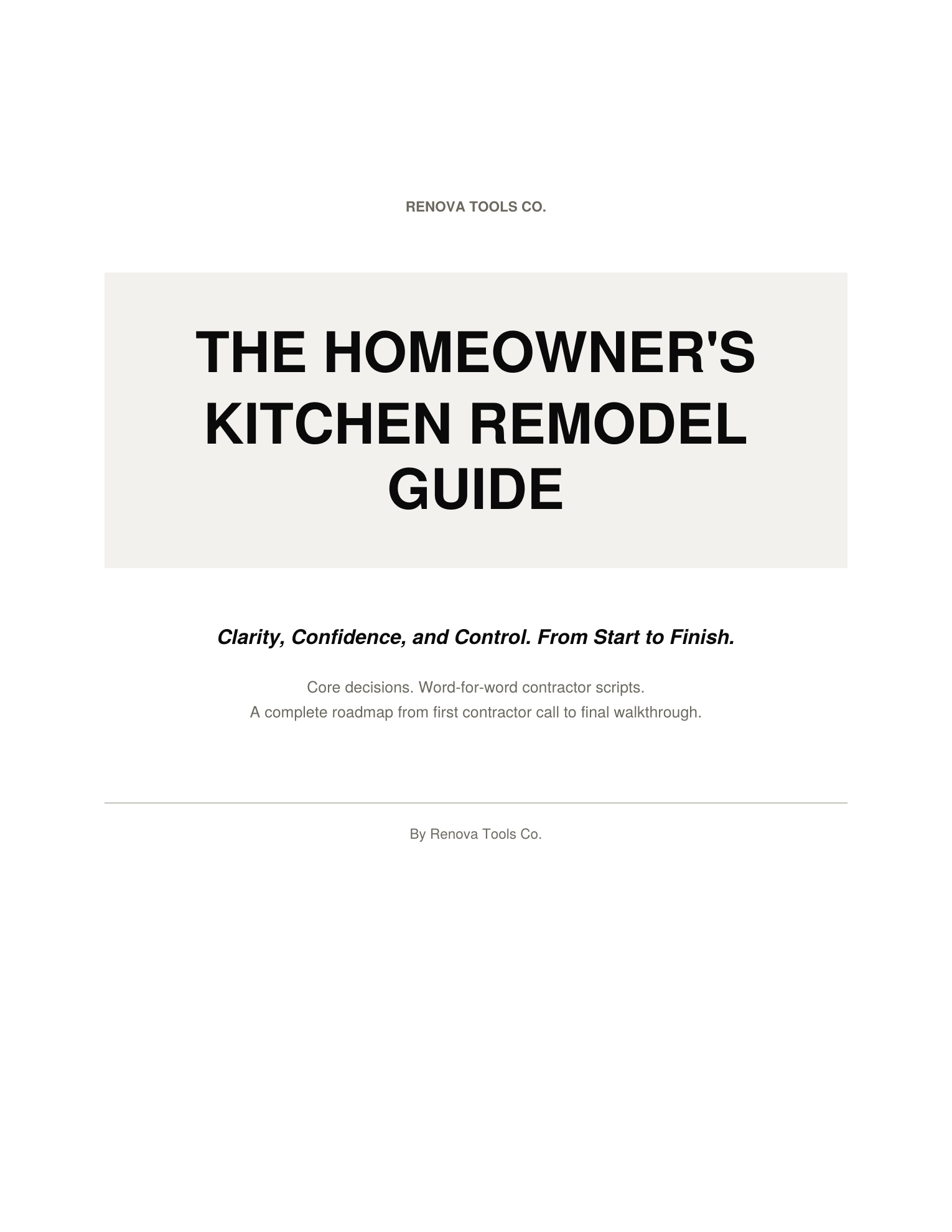 Kitchen Remodel Guide