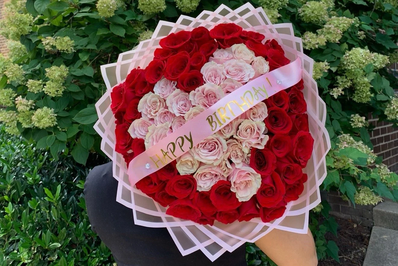 Birthday bouquet 75 stem count