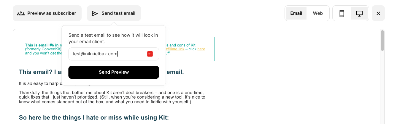 kit-send-test-email-steps-screenshot