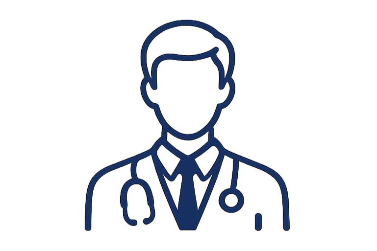 Physician-led medical review icon