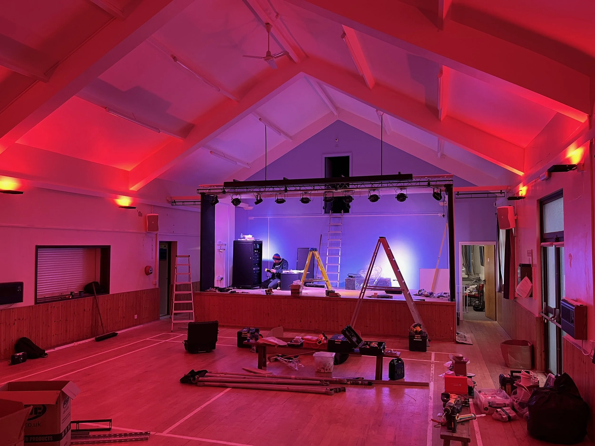 Village hall AV installation