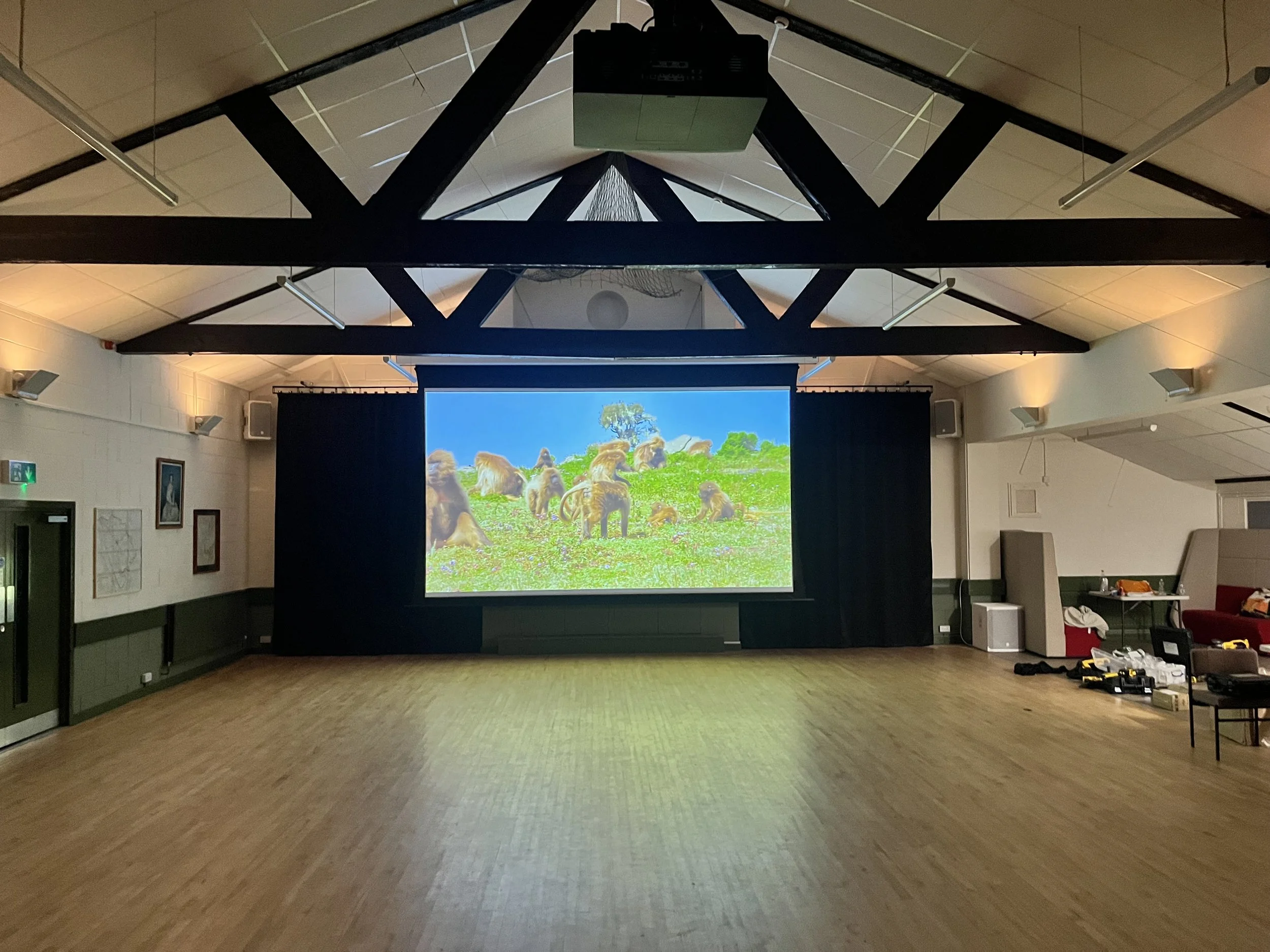 West Cumbria village hall community cinema