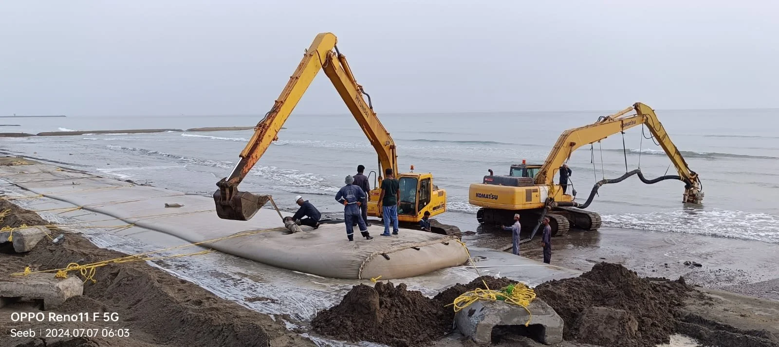 Komatsu PC300 Long Reach Excavator