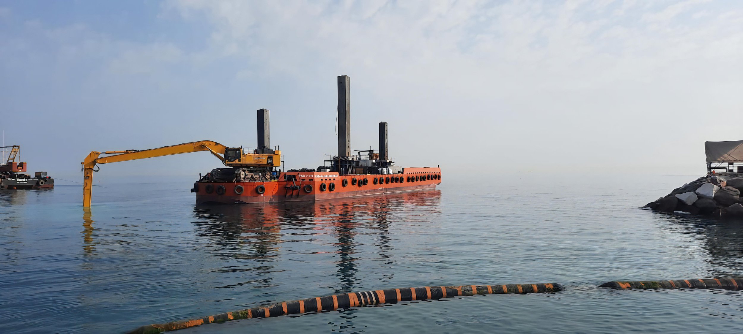 Ras Al Halaniyaat Crane Spot Barge