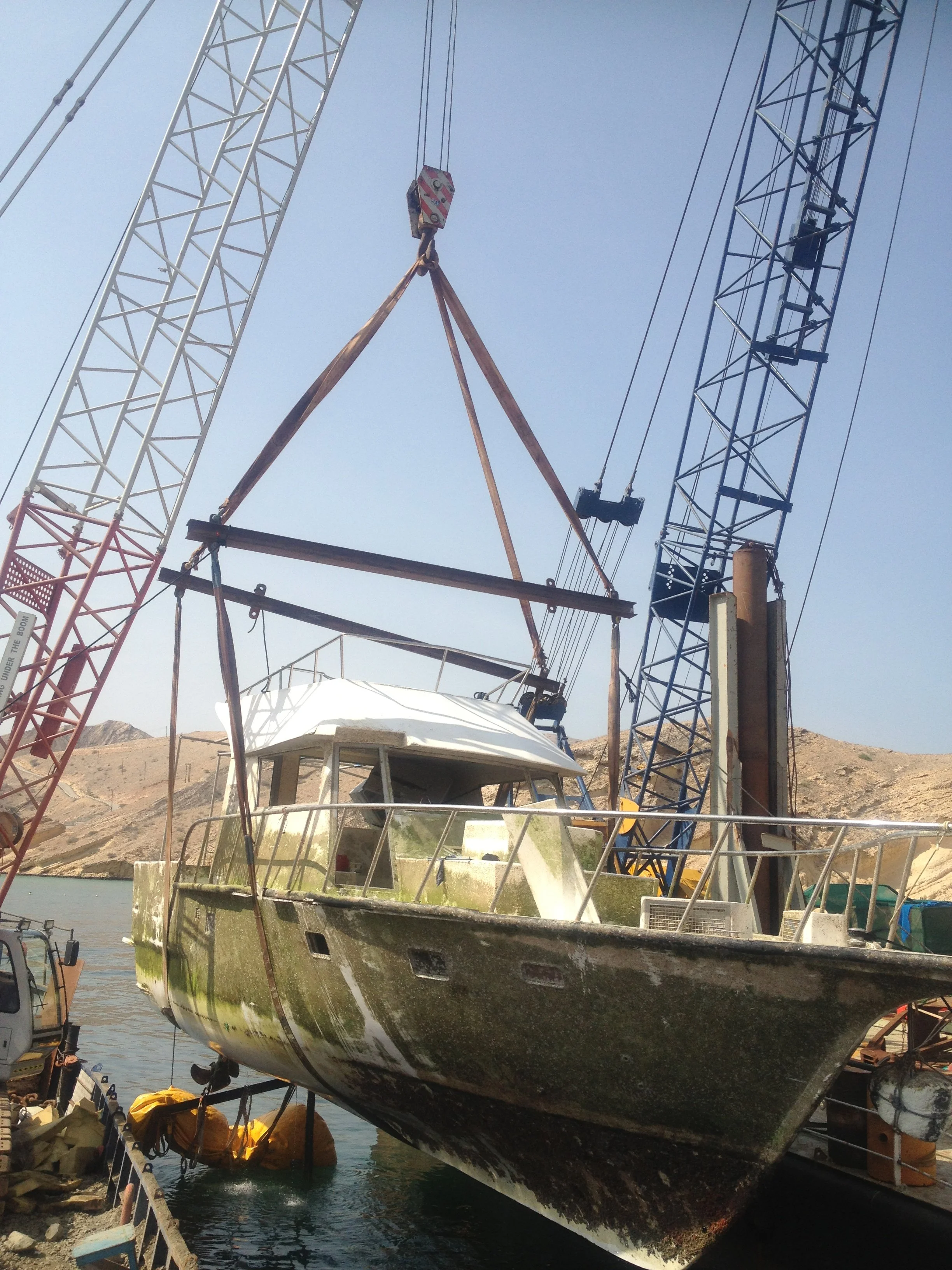 Salvage Operations Bar Al Jissa