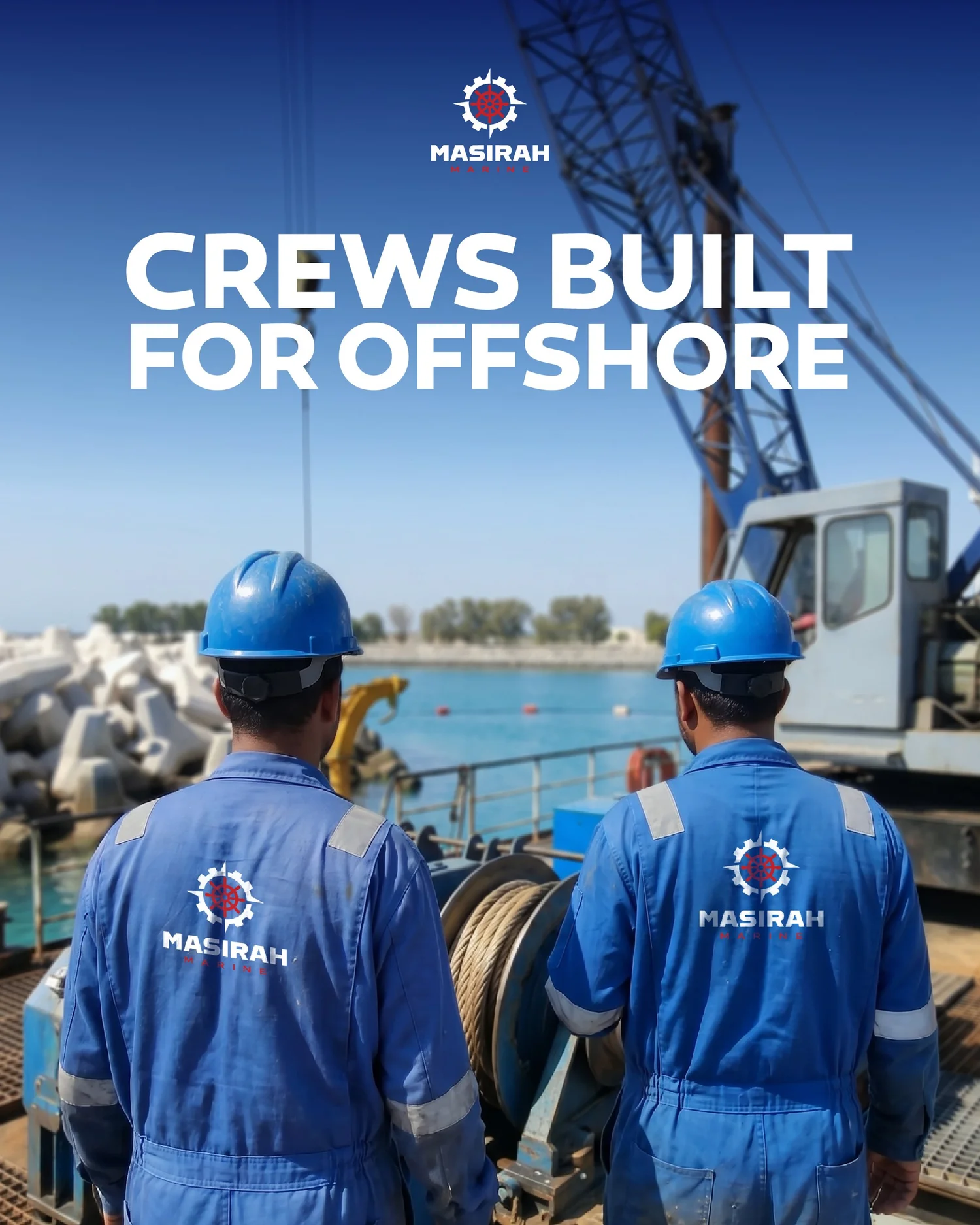 Behind every offshore operation is a crew built for demanding marine environments.