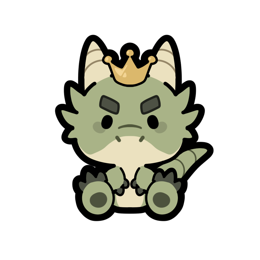 Bahamüt chibi dragon, art by Nyacchii